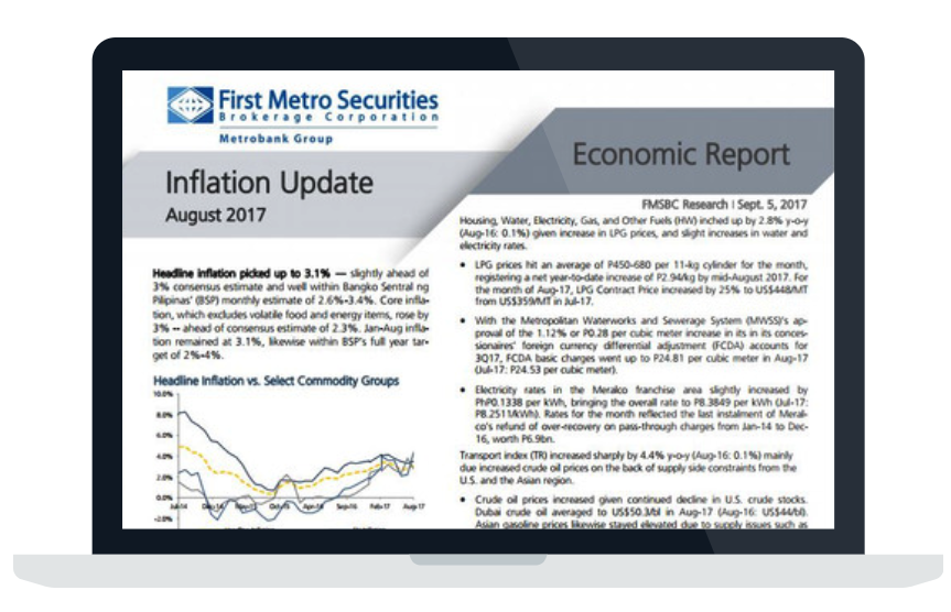 First Metro Securities - Research Reports